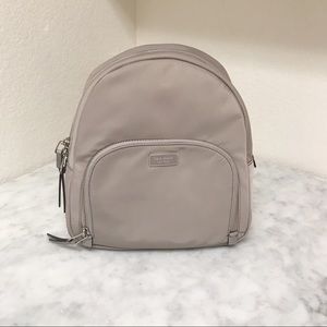 Kate spade backpack gray